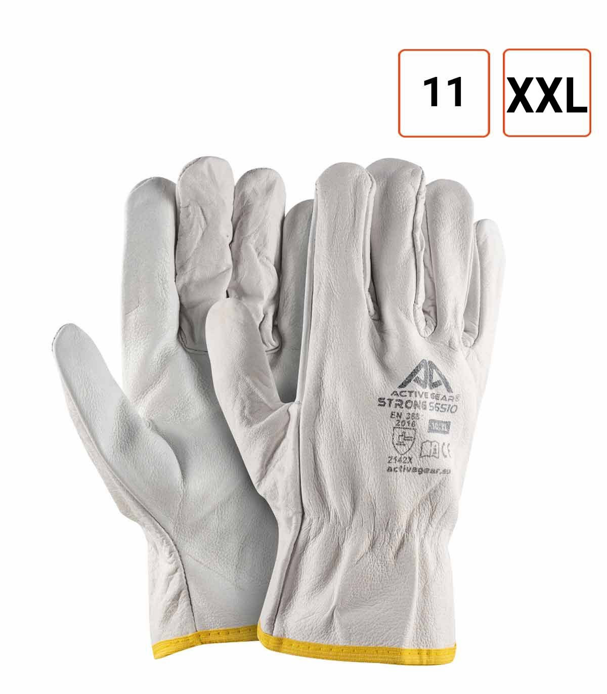 Gants de travail en cuir pleine fleur 100% naturel taille XXL ou 11