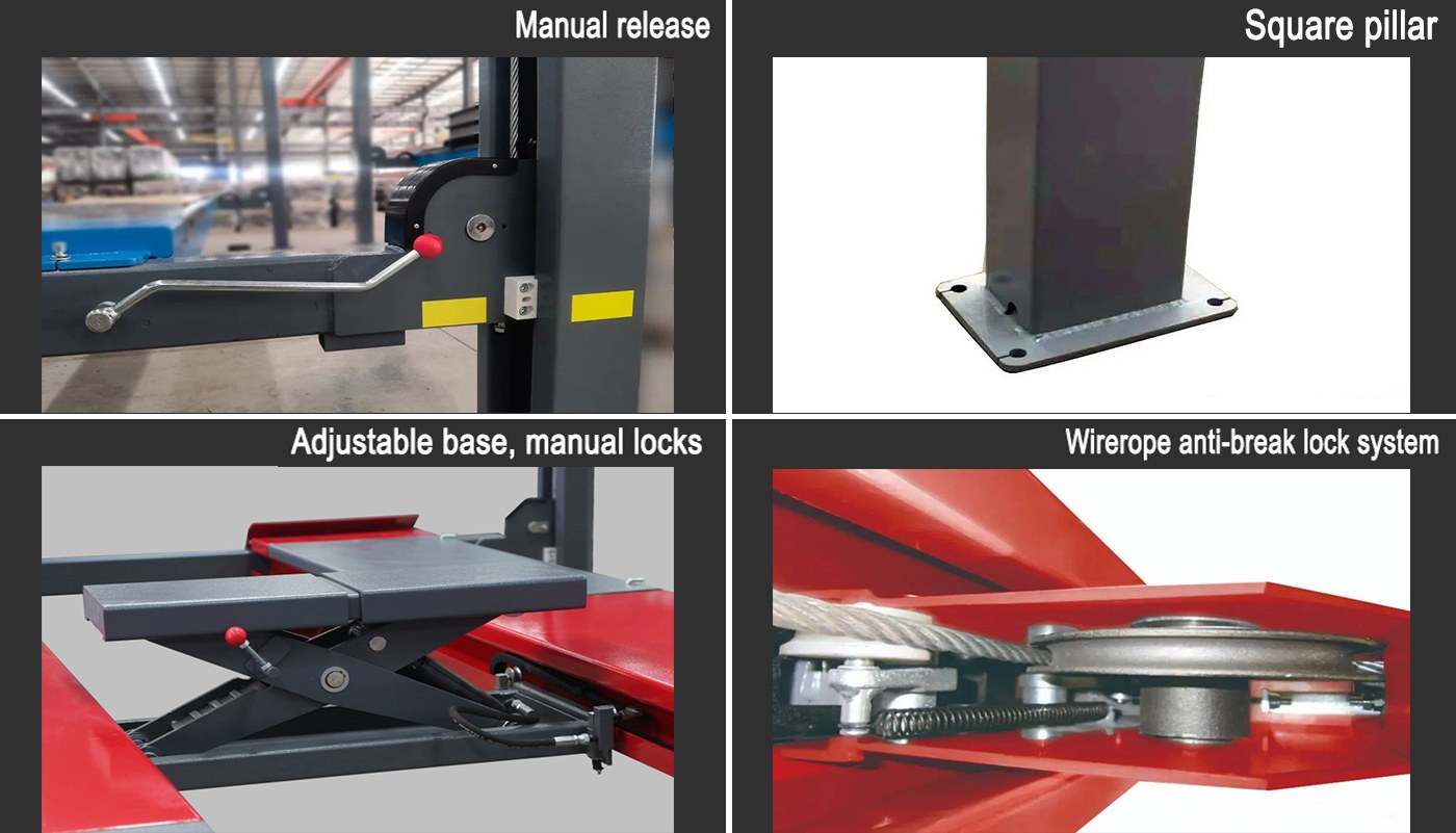 Pont élévateur 4 colonnes HG-4Z-40B — Détails du produit
