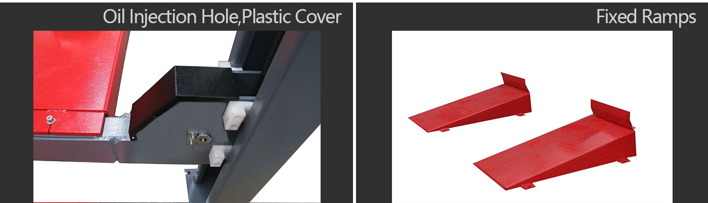 Pont 4 colonnes à plateaux plats HG-4Z-80B — Détails du produit
