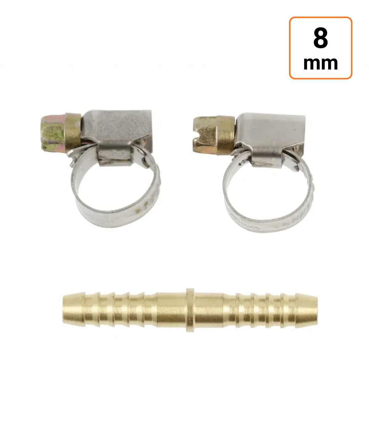 Raccord connecteur de tuyaux 8mm