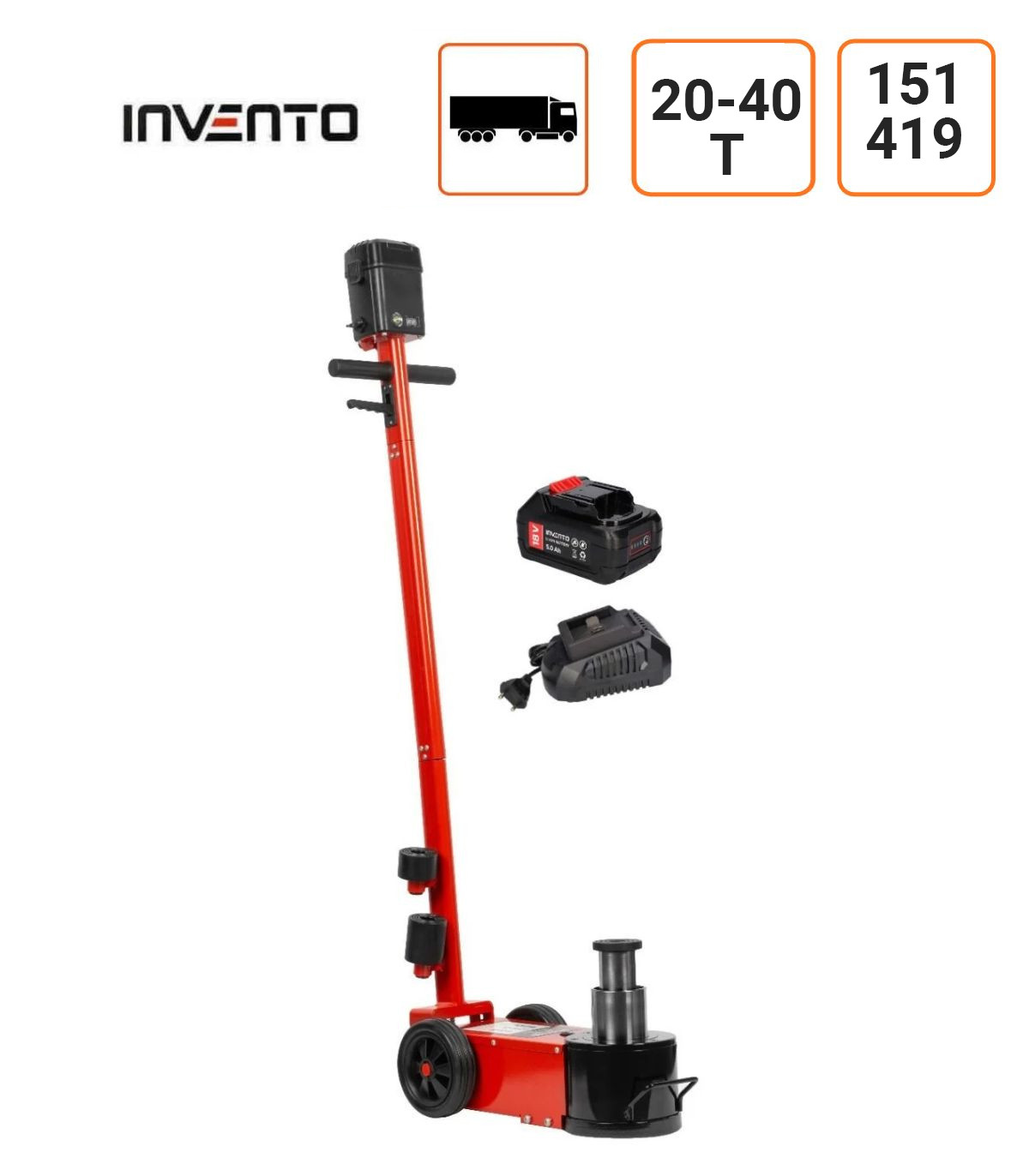 Cric électro-hydraulique mobile INVENTO 20-40 T