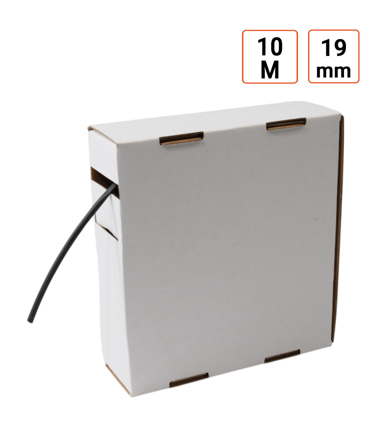 Gaine thermorétractable diamètre 19 mm en boite de 7 m