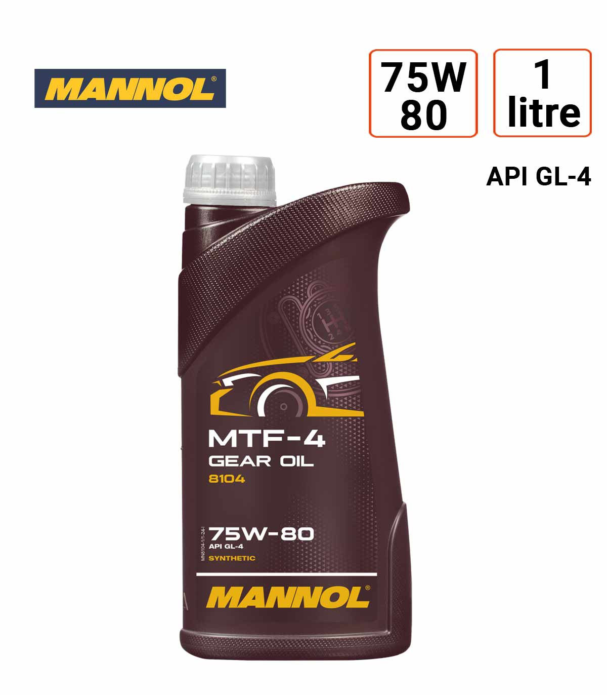 Huile Mannol MTF-4 pour boite de vitesses manuelle 75W80