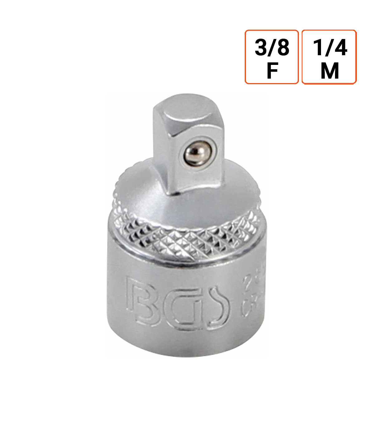Adaptateur-réducteur douille 3/8 F vers 1/4 pouce M