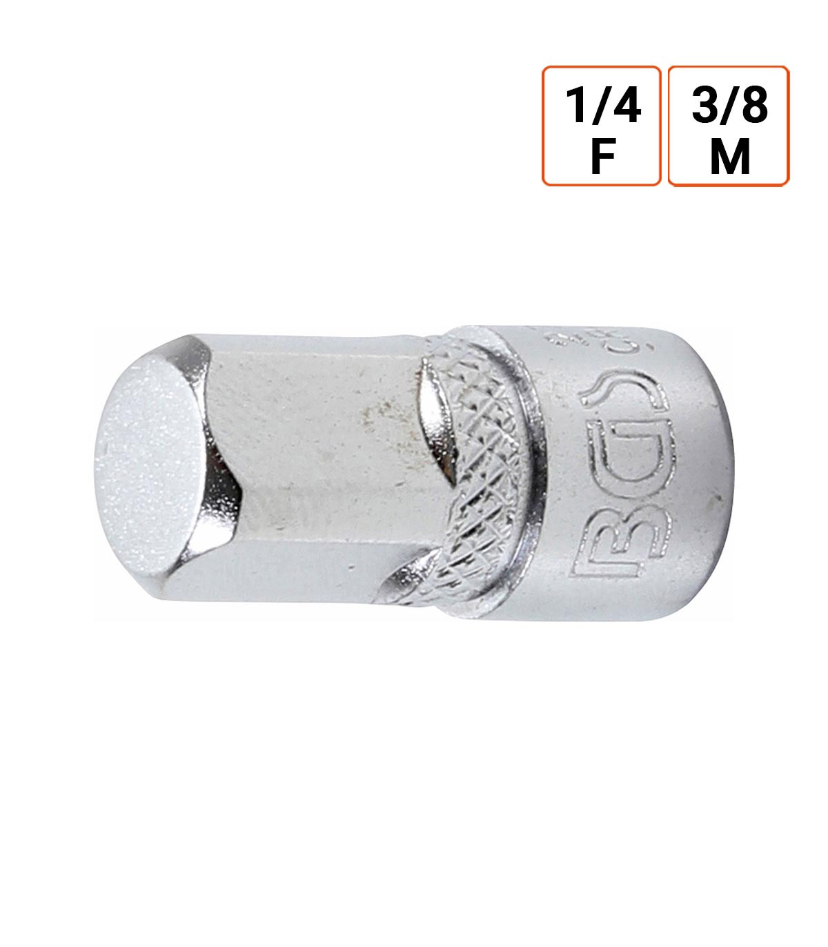 Adaptateur-réducteur douille 1/4 F vers 3/8 pouce M