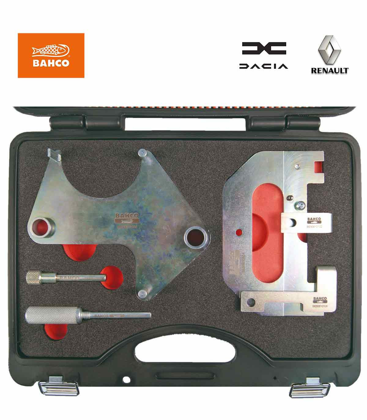 Coffret BAHCO de calage distribution pour Renault/Dacia 1.2 - 1.4 - 1.6 - 1.8 - 2.0 ESSENCE