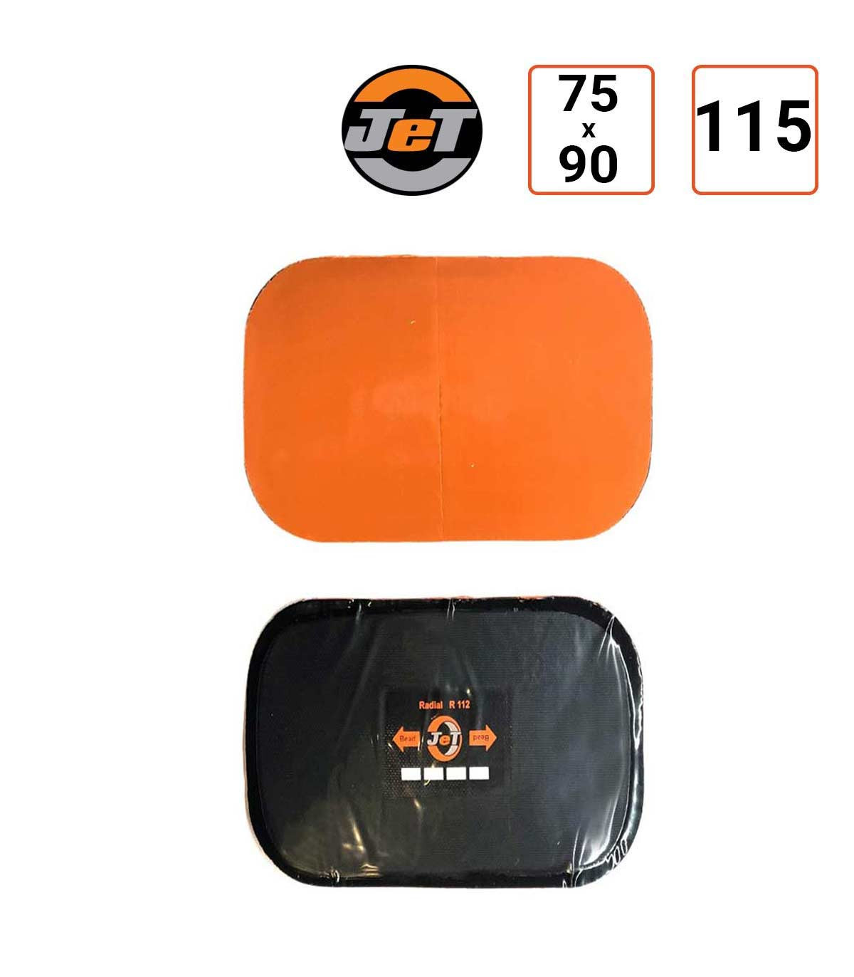 Emplâtre radial SR115 en 75x90 mm JET par 10 ex.
