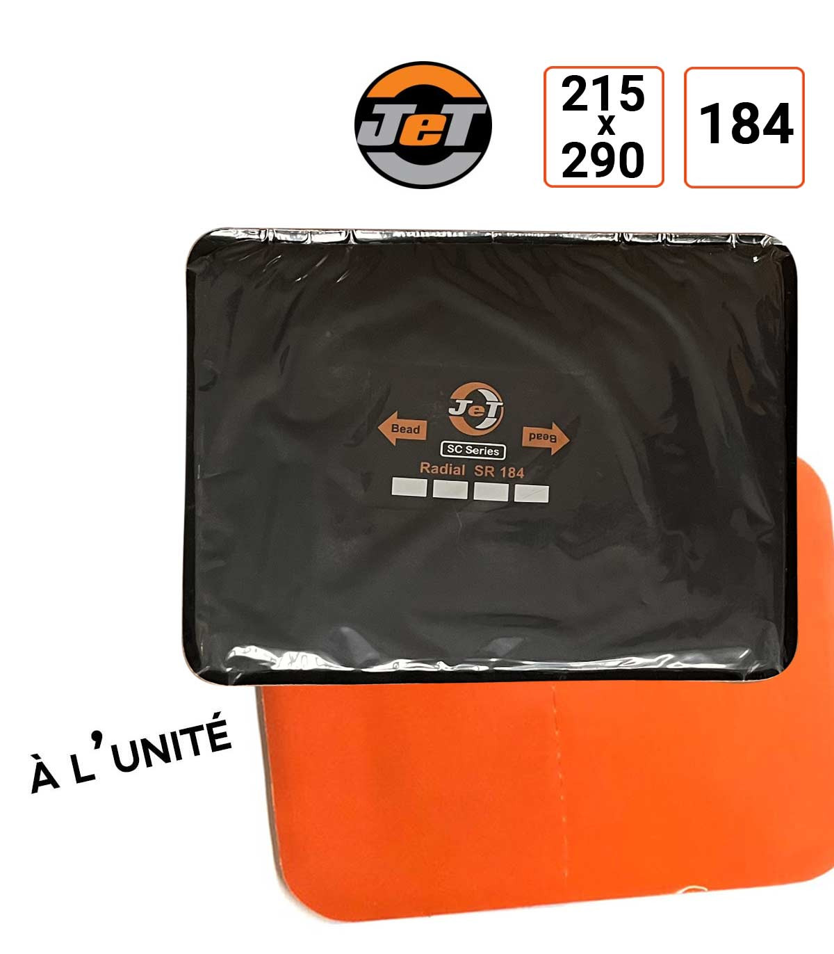 Emplâtre radial SR184 en 215x290 mm JET A L'UNITE