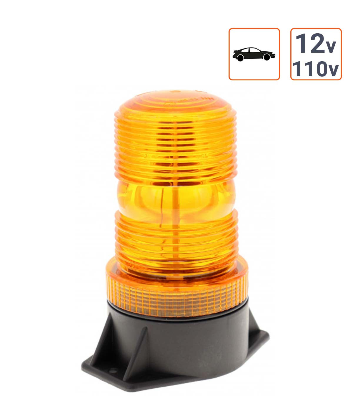 Feux à éclats Type 528 12V ou 110V fixation à plat.