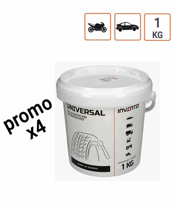 Pack de 4 Graisses de montage pneu BLANCHES en 1Kg.