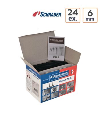 Chevilles Champignon PRP Schrader 6mm - par 24 ex.