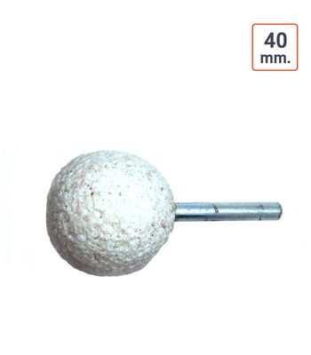 Meule Sphère Coral en oxyde d'aluminum diamètre 40 mm