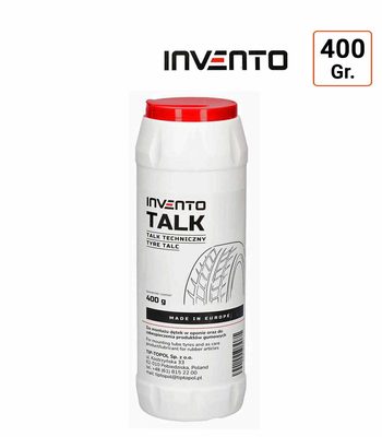 Talc pour chambre à air et pneu 400 gr Invento