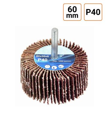 Disque de finition à feuilles abrasives 60 mm P40