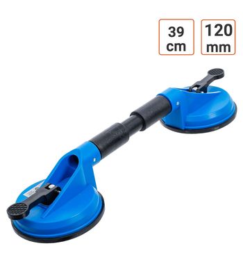 Double Ventouse Articulée pour Pare-brise diamètre 120 mm