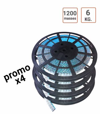 Pack de 4 Rouleaux de masses adhésives en 6KG