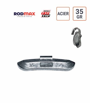 Masses ACIER de 35 gr.  boite de 50 ex. RODMAX