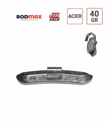 Masses ACIER de 40 gr.  boite de 50 ex. RODMAX