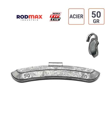 Masses ACIER de 50 gr.  boite de 50 ex. RODMAX