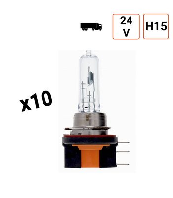 Ampoule H15 24V 60/20 W - Boite de 10 ex.