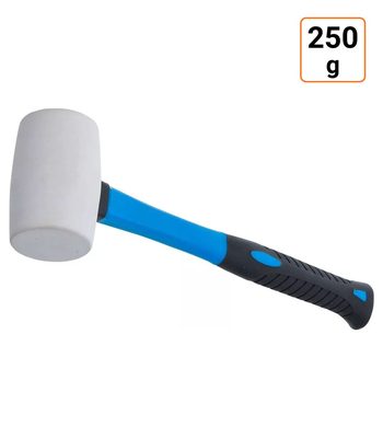 Maillet caoutchouc manche en fibres de verre 250 g