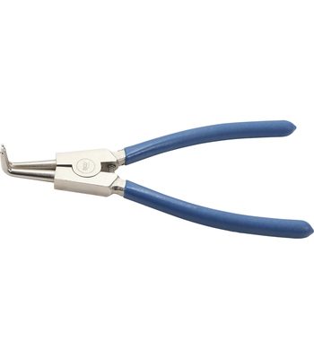 Pince pour circlips coudée pour circlips extérieurs 225 mm
