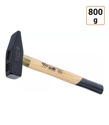 Marteau mécanicien manche en bois 800 g