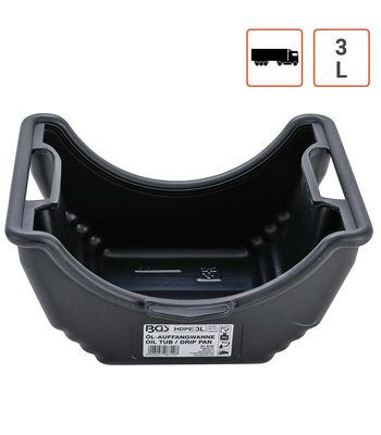 Bac de récupération d'essieu Poids-Lourds 3 litres