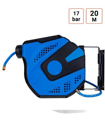 Enrouleur tuyau d'air 20 M 17 Bar tuyau 8x12mm