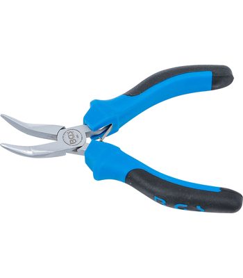 Pince becs fins électronique coudée 138 mm