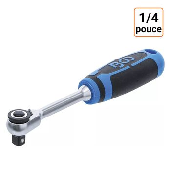 Cliquet réversible à denture fine 1/4 pouce