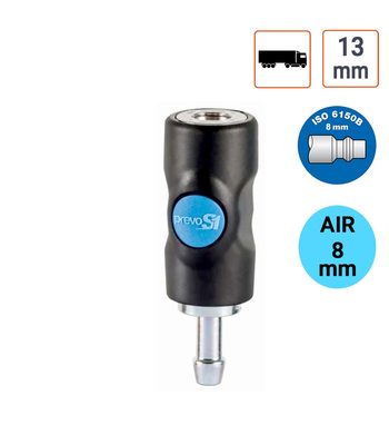 Raccord Rapide Prevost S1 Profil 8 mm tuyau de 13 mm intérieur