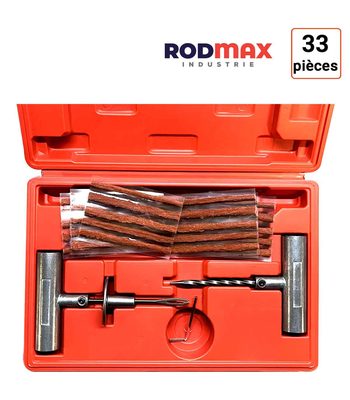 Coffret de réparation crevaison avec 33 pièces