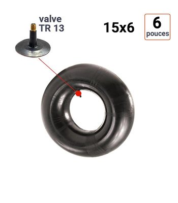 Chambre à Air 15X6-6 valve TR 13