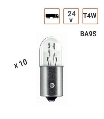 Ampoule T4W 24V la boite de 10 ampoules