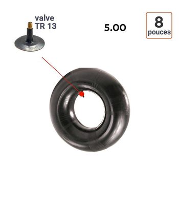 Chambre à Air 5.00-8 valve TR 13