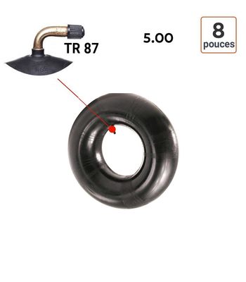 Chambre à Air 5.00-8 valve TR 87