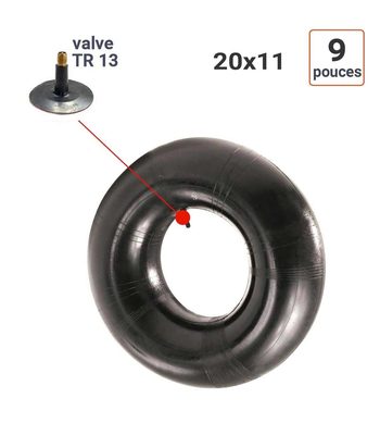 Chambre à Air 20x11-9 valve TR 13