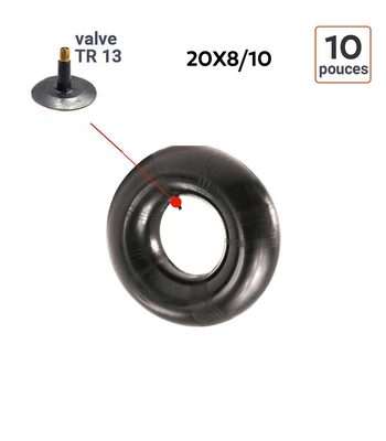 Chambre à Air 20X8-10 valve TR 13
