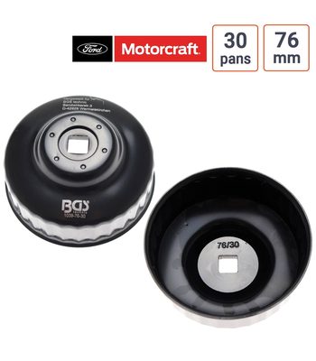Cloche à filtre à huile 30 pans 76 mm pour Ford Motorkraft