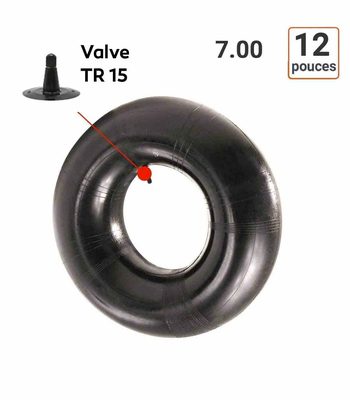 Chambre à air 7.00-12 valve TR15