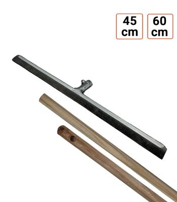 raclette mousse pour sol 45 cm ou 60 cm AVEC MANCHE Bois