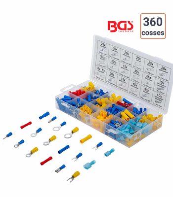 Coffret de 360 cosses automobiles