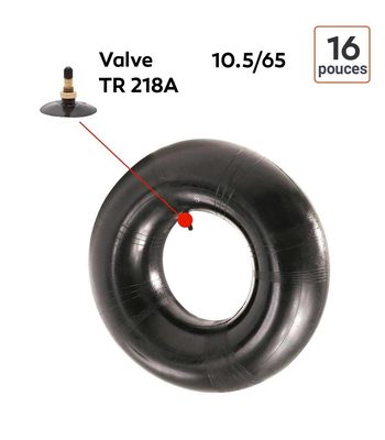 Chambre à Air 10.5/65-16 valve TR 218A