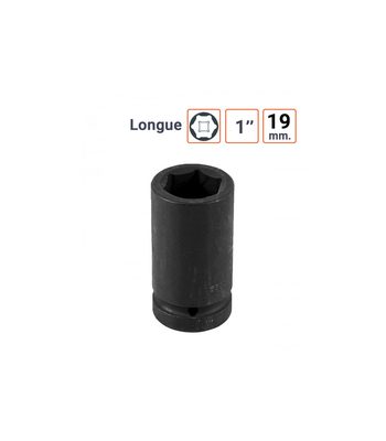 Douille à chocs en 1 Pouce 19 mm - Longue