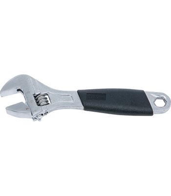 Clé à molette avec poignée en plastique ouverture max 20 mm