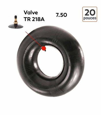 Chambre à Air 7.50-20 valve TR218A
