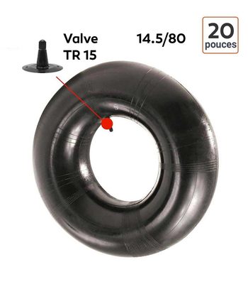 Chambre à Air 14.5/80-20 valve TR 15