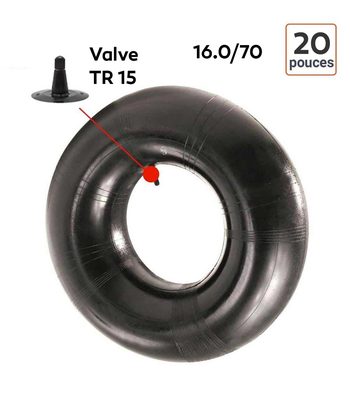 Chambre à Air 16.0/70-20 valve TR15