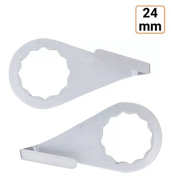 Lame pour couteaux de dépose pare brise 24 mm - vendue par 2 ex.